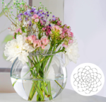 Stainless Steel Flower Arrangement Holder, Wire Floral Stem Support Tool for Vases - Image 2