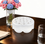 Reusable Silicone Flower Arranging Grid Set, Flexible Vase Stem Holder for Fresh Flower Arrangements - Image 2