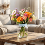 Reusable Silicone Flower Arranging Grid, Flexible Waterproof Vase Stem Holder for DIY Floral Arrangements