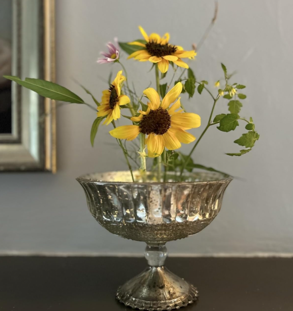 4.1 Stainless Steel Pin Holder, Round Floral Arrangement Tool for Vase and DIY Flower Display, Set of 3 - Image 1