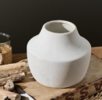 Handcrafted Rustic Ceramic Flower Vase, Decorative Pottery Vase for Home, Shelf and Table Display - Image 2