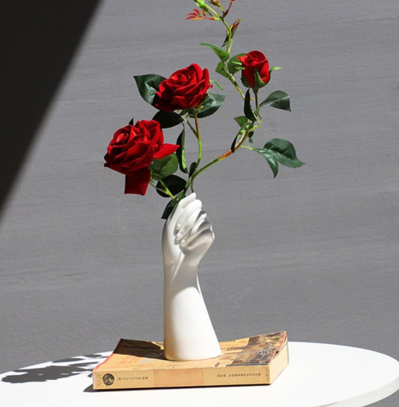 43.1 Creative Ceramic Flower Arrangement Vase, Decorative Flower Holder for Fresh and Dried Floral Displays - Image 1