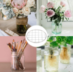 Metal Flower Organizer Lid Inserts, Wide Mouth Vase Grid for Floral Arrangement and Home Decoration - Image 2