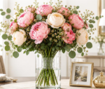 Flower Arrangement Holder Set with Spiral Stem Grid, Reusable Vase Insert for Fresh Flower Displays